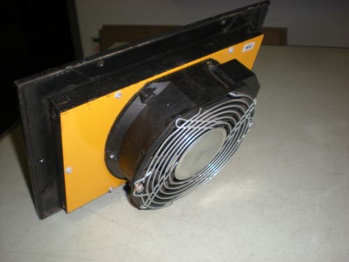 Eg&amp;g rotron mr77b3 fan on 12&#034;x8-1/4&#034; louver - will fit 10-1/4&#034;x6-1/4&#034; opening for sale