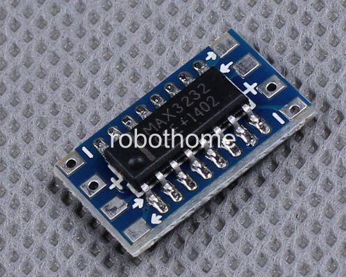 MCU mini RS232 MAX3232 to TTL Level Pinboard Converter Board for Arduino New
