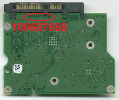 PCB BOARD for Seagate ST3000DM001 1E6166-570 SC48 100687658 REV C +FW