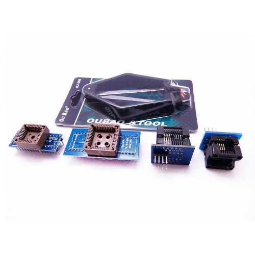 Plcc44 plcc32 adapter sop8 dip8 150/200mil socket for tl866cs tl866a programmer for sale