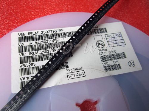 50pcs irlml2502 mosfet n-ch 20v 4.2a sot-23 new for sale