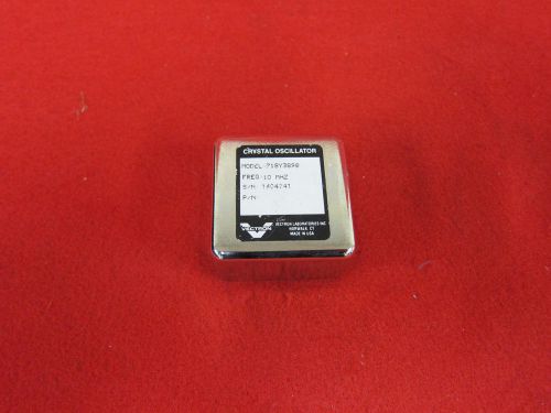 Vectron laboratories 718y3898  10 mhz crystal oscillator for sale