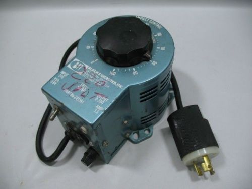 Black &amp; Webster Powerstat Variable Transformer Impact Control 240 Input 220 plug