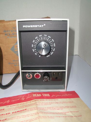 New superior powerstat variable autotransformer model n10b for sale