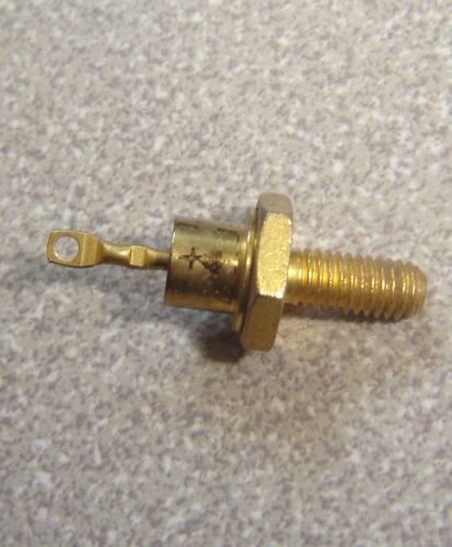 Vintage zener diode 1n1359 gold body &amp; leads 22 volt 10 watt do-4 date code 1974 for sale