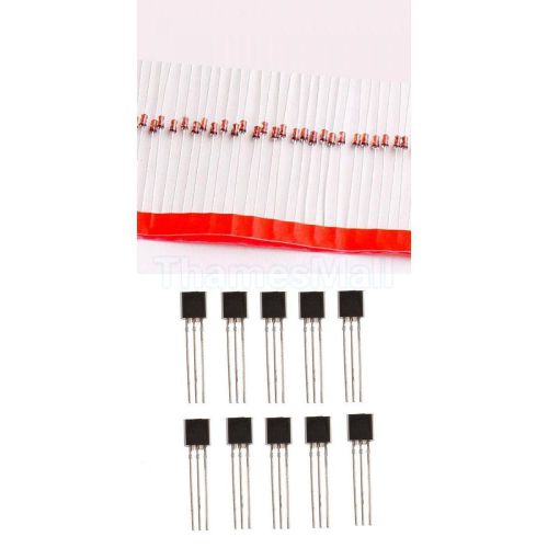 500pcs 1n4148 switching diode + 100pcs bc547 to-92 npn transistor for sale