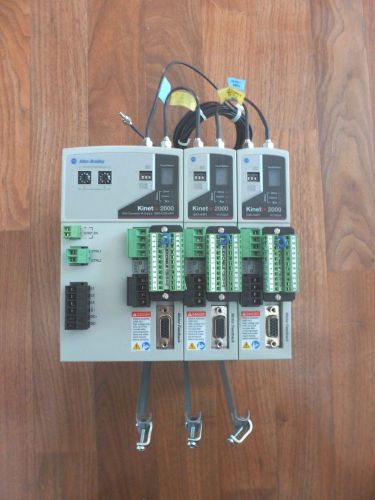 Allen bradley kinetix 2000 integrated axis modules, 2093-ac05-mp1, 2093-amp1 for sale