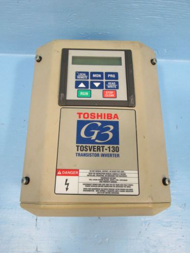 Toshiba g3 tosvert-130 vt130g3u4015 1 hp 460 vac transistor inverter ac vs drive for sale