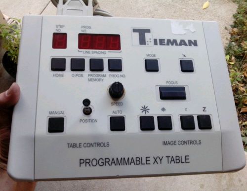 Tieman Programmable XY Table Controller - untested - for parts - cond. unknown
