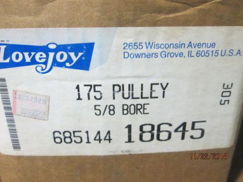 LOVEJOY 175 PULLEY WITH 5/8” BORE