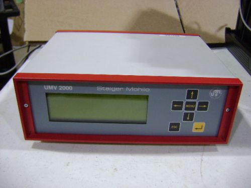 DR STAIGER MOHILO UMV 2000 TORQUE SPEED ROTATION ANGLE FORCE POWER MEASUREMENT