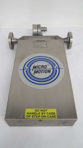 Micro motion 100s-ss-a300 stainless mass flow sensor 1 in 2250psi b462992 for sale