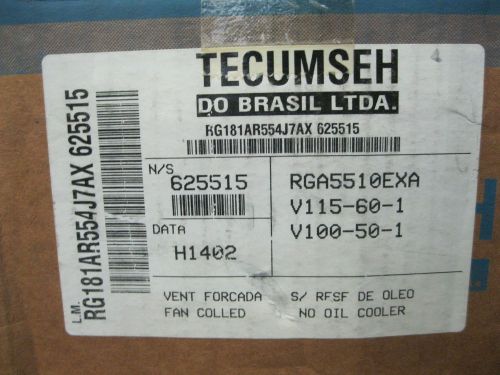 Rga5510exa manufactured by tecumseh 115v 1ph 10,300btu r-22 comp. nib new for sale