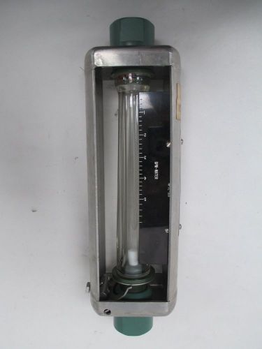 Wallace &amp; tiernan fi-501-7 pennwalt water 3/4in npt 0-6gpm flowmeter d317401 for sale