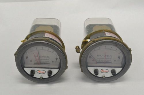 Lot 2 dwyer n39k m photohelic switch-gage pressure 0-6in-h2o transmitter b234513 for sale