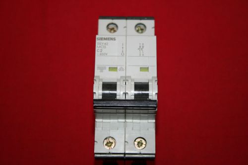 NEW Siemens Circuit Breaker Protector 5SY4202-7  400V 2A 2P  ***BRAND NEW ***