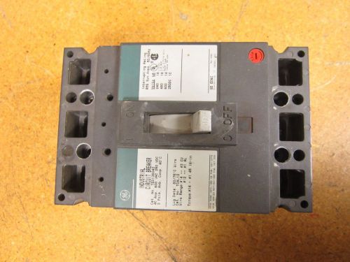 General Electric TED136040 Industrial Circuit Breaker 40A 600VAC 250VDC 3 Pole