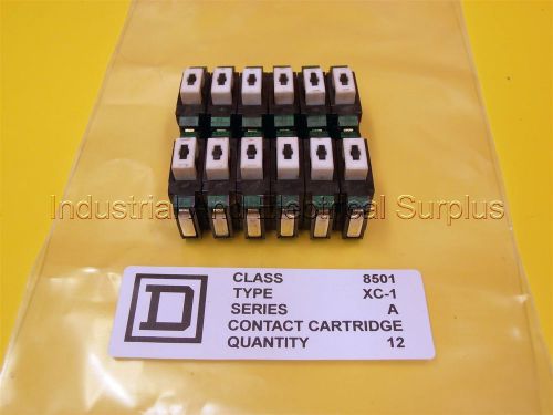 12 Square D Standard Relay Contact Cartridge Class 8501 Type XC-1 Ser A 8501XC1