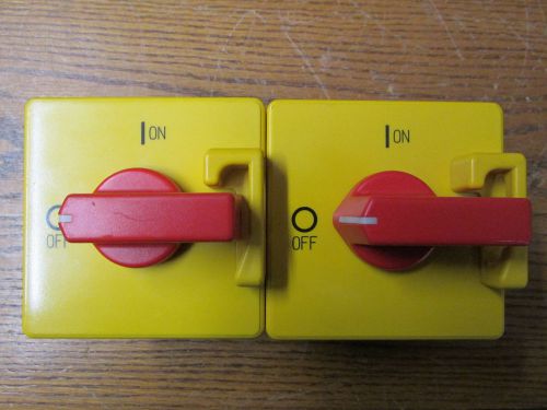 Trane lot of 2 uhec-dcs1003 heavy duty lever switch on - off 600 volts 100 amps for sale