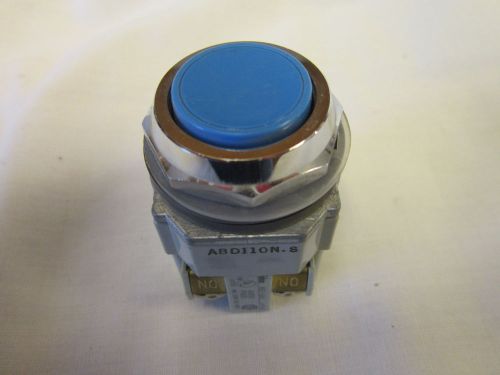Idec ABD110N-S BLUE Momentray Pushbutton