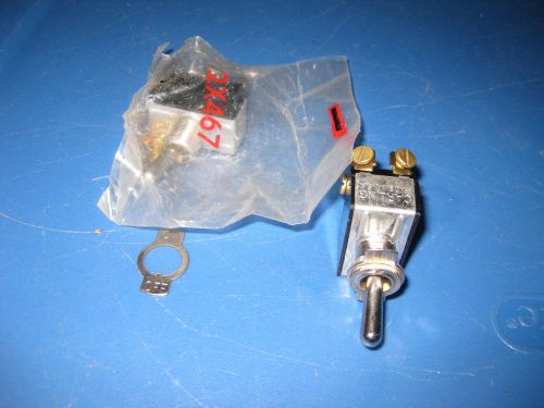 (lot of 9) toggle switch on - off - on 15a/125vac, 10a/250vac carling for sale