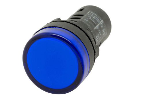 L22 ati blue led pilot panel indicator light 22mm 110v 120v ac/dc for sale