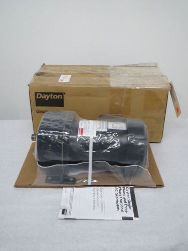 New dayton 4z384b gear 1/3hp 208-230/460v-ac 26.8rpm electric motor b330107 for sale