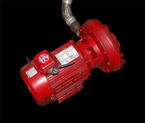 5 hp emerson u.s. motors  3 phase ac  motor w/pump   model uj5s2am   b075 for sale
