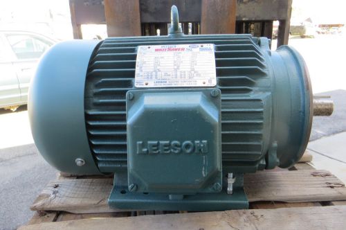 New 10 hp 3 phase motor 1760 rpm leeson c215t17fk43c 208-230/460v 60/50hz no res for sale