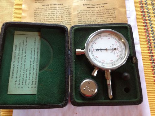 Hessler tachometer hand held guage (made in Switzerland)  WORKING TOOL
