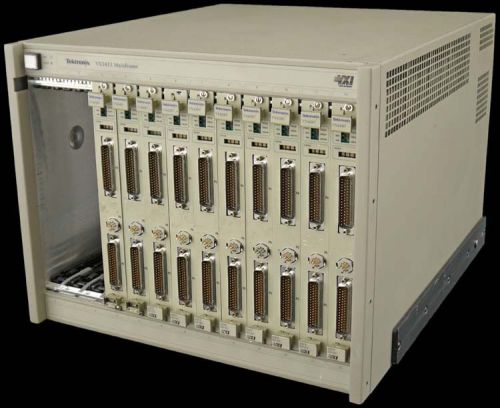 Tektronix vx1411 intelliframe vxi bus mainframe chassis +10x vx4287 modules for sale