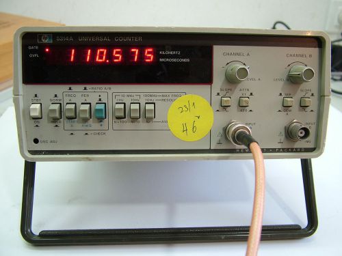 HP 5314A FREQUENCY COUNTER TESTED GOOD INV2