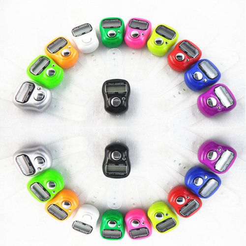1pc Mini 5 Digit LCD Electronic Digital Golf Finger Hand Ring Tally Counter