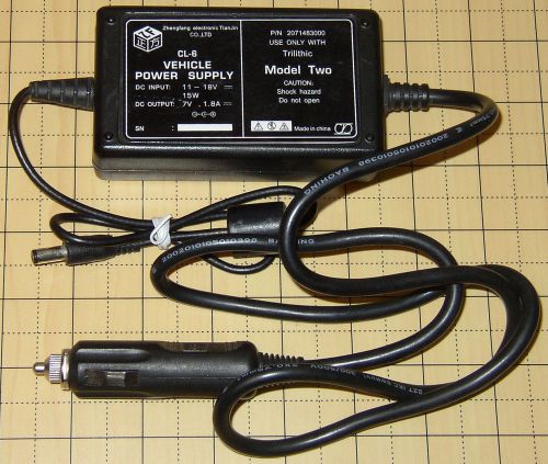 New trilithic cl-6 (cl6) car/truck power adaptor for model two/model two lite for sale