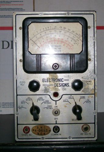 Electronic design voltmeter ohmmeter model 100 for sale