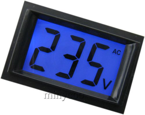 LCD AC 80-500V digital voltmeter volt panel meter voltage Measure Monitor tester
