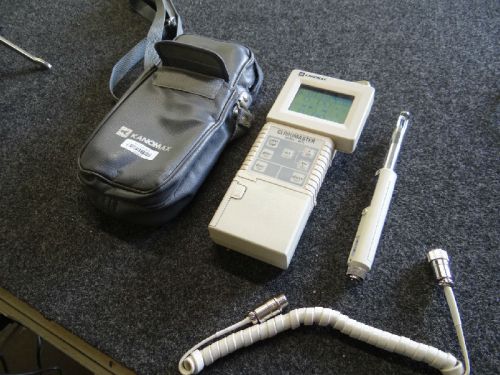 Kanomax climomaster 6511 thermo-anemometer &amp; 6118 probe &amp; case for sale