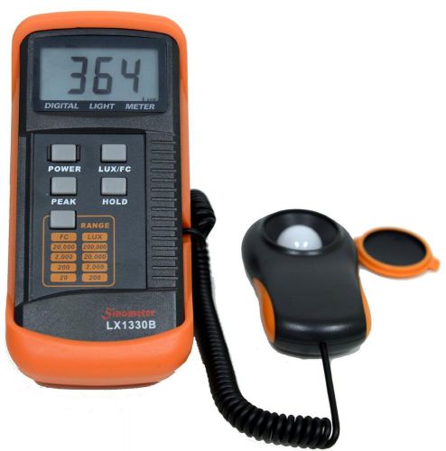 New sinometer lx1330b 200,000 digital professional lux meter luxmeter for sale