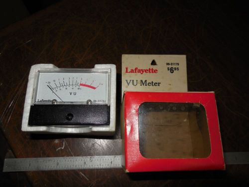 Working NOS Vintage Lafayette VU Meter