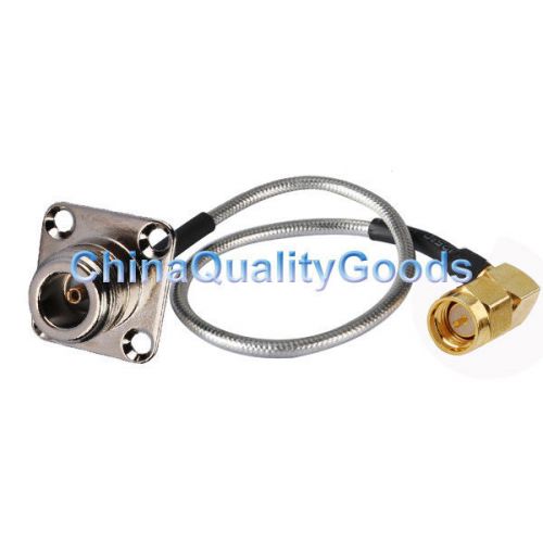 N female mount panel to sma male ra pigtail cable rg405 for sale