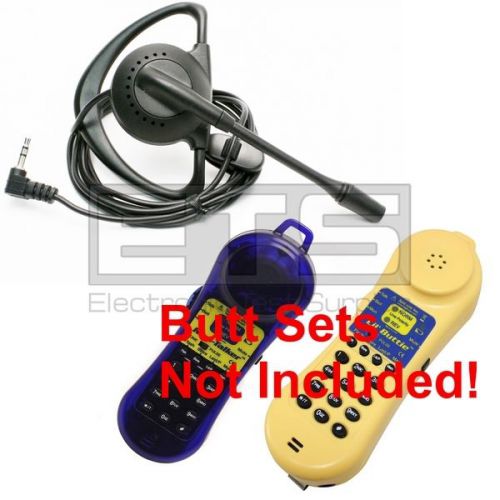 Test-Um JDSU Lil Buttie LB115 LB300 Butt Set LB40 Hands Free Headset 2.5mm Plug