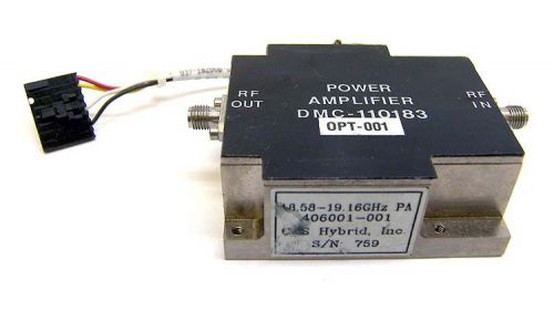 Digital Microwave DMC-110183 RF Power Amplifier 18GHz 19GHz Ham Radio/ Avail QTY