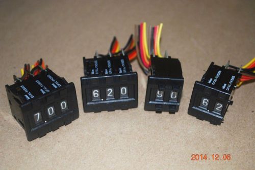 Lot of thumbwheel push-button digital switches for sale