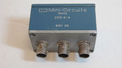 Mini-Circuits ZSC-2-4  2-Way Power Splitter. 10 to 1000MHz,  Isolation &gt;35dB.