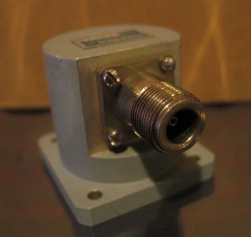 Waveline WR112 Waveguide Adapter N-Type (f) Model 501NF 7.0 to 10.0GHz