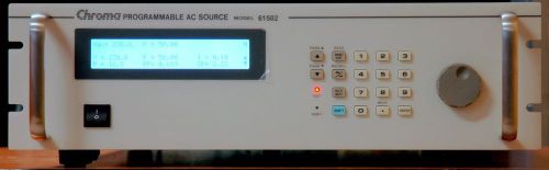 Chroma 61502 Programmable AC Power Source 0~300V, 15~1kHz / 1kVA