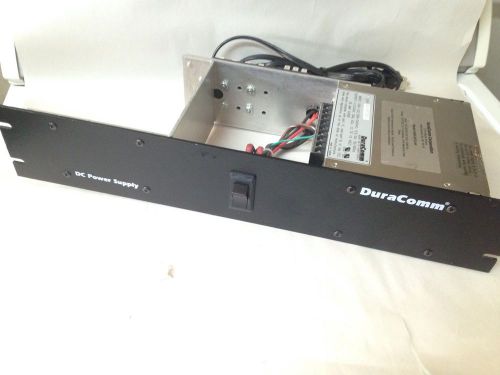1 19inch DURACOMM RACK MOUNT 12v dc POWER SUPPLY 20A 20 AMPS