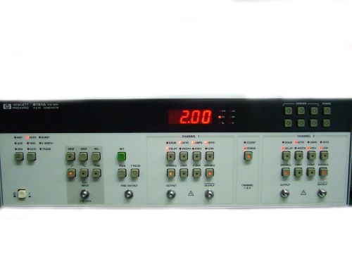 8131A Agilent  opt 020(second ch)  Pulse Generator