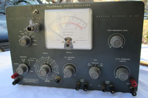 Vintage Heathkit AA-1 Audio Analyzer- Vacuum Tube Chassis