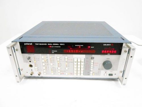 Polarad esh3 emi test receiver 9 khz to 30 mhz r&amp;s rohde &amp; schwarz 335.8017.32 for sale